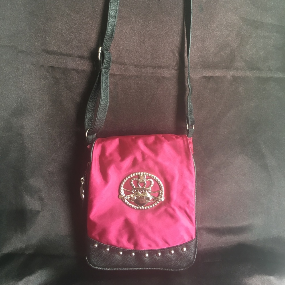 Kathy Van Zeeland Red Crossbody/Messenger Bag EUC